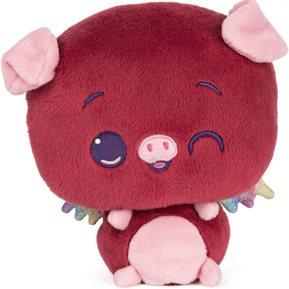 Cute Red and Pink Plush Pig Toy-GUND